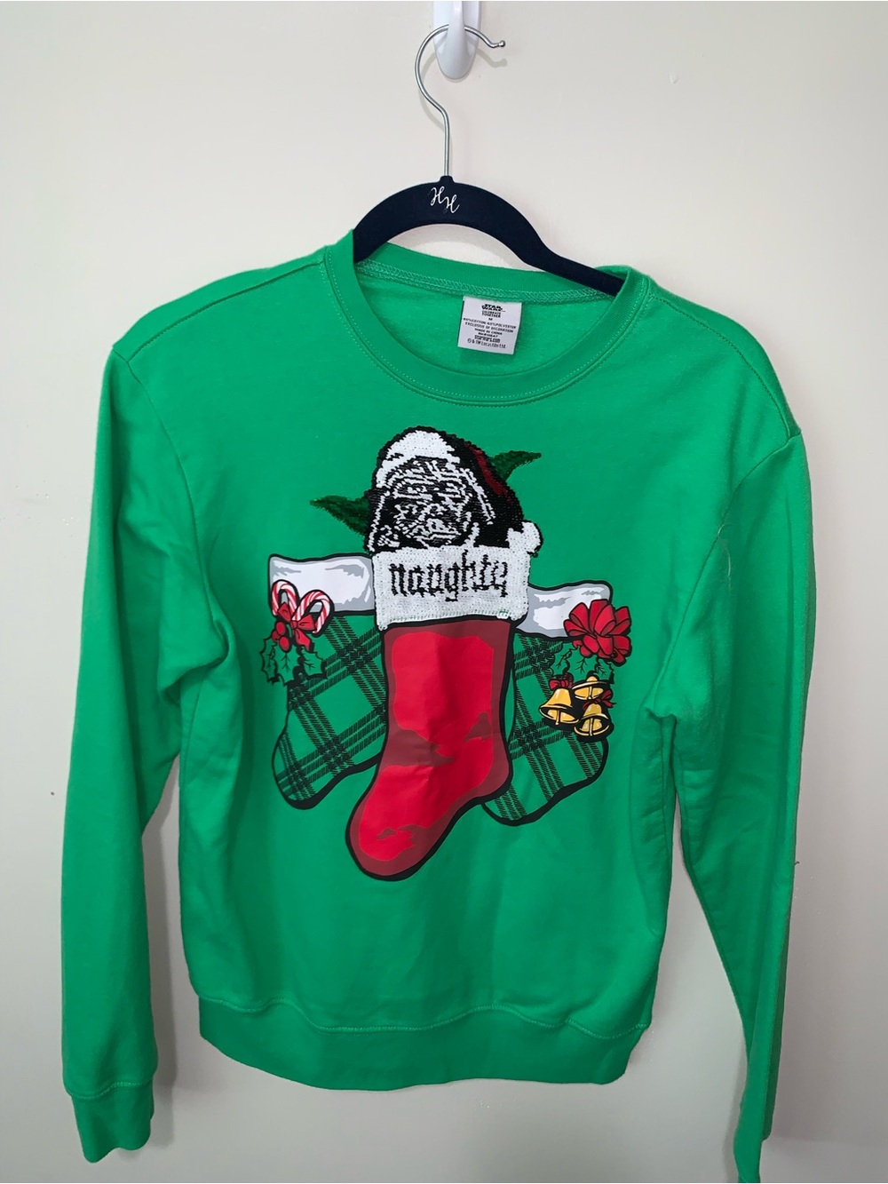 Star Wars Green Sweatshirt with sequins that flip